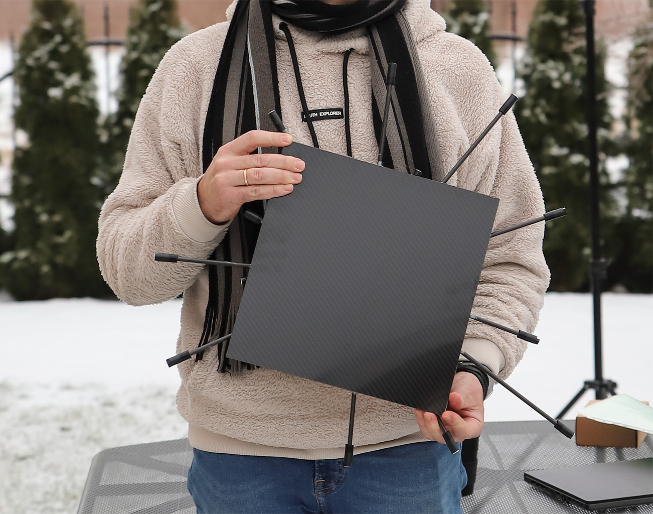 Sonda SonicEye podczas testów terenowych